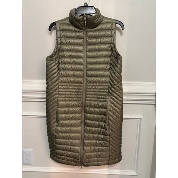Duluth Trading Duck Down Quilted Puffer Vest Pertex Quantum Womens Small Long - Picture 1 of 8